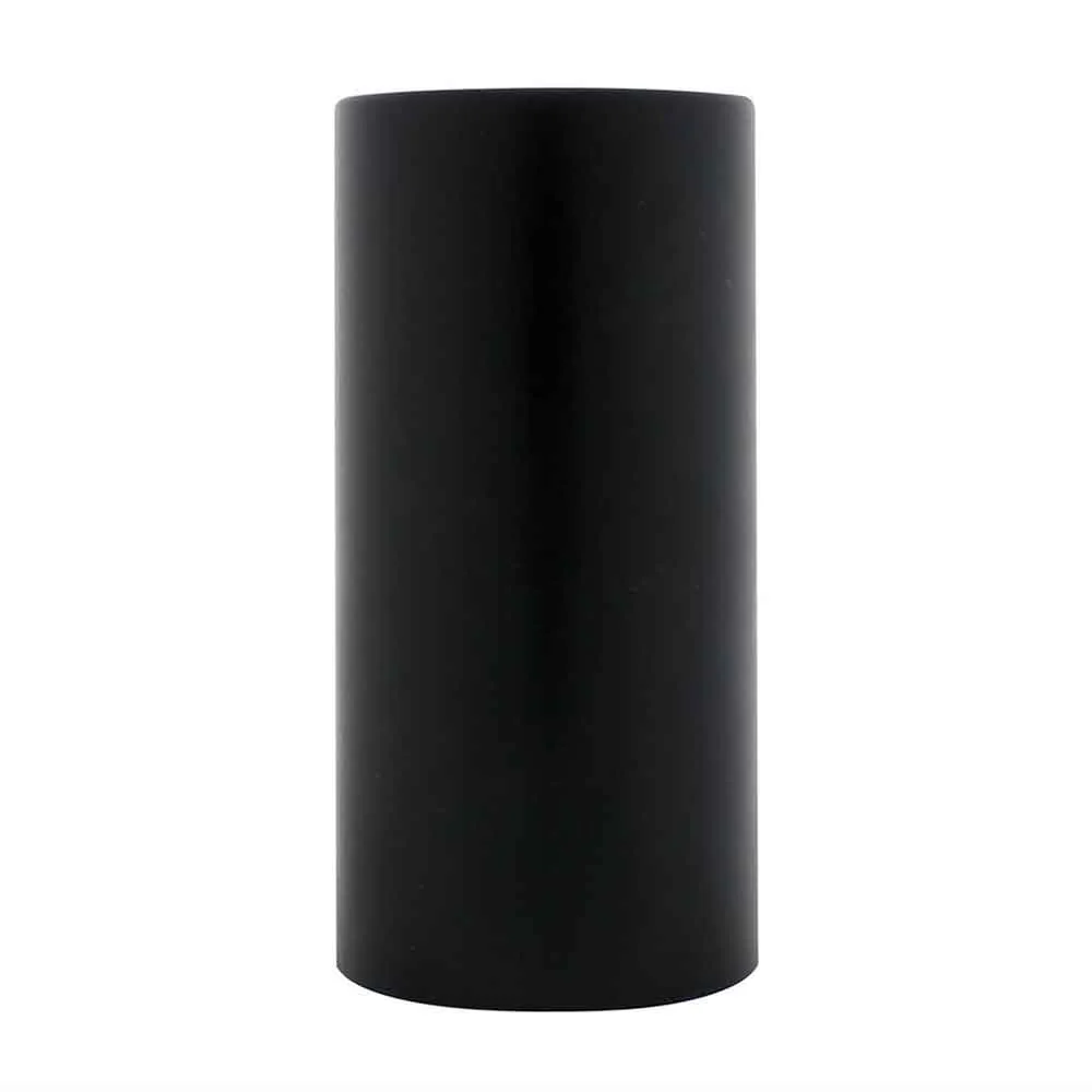 33mm Black Plastic Cylinder Nut Cover - Thread On - Image 2