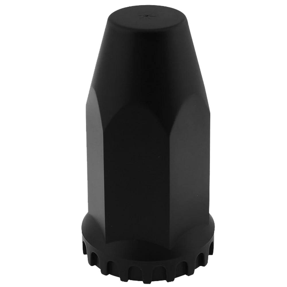 33mm Black Plastic Tapered Nut Cover - Thread On