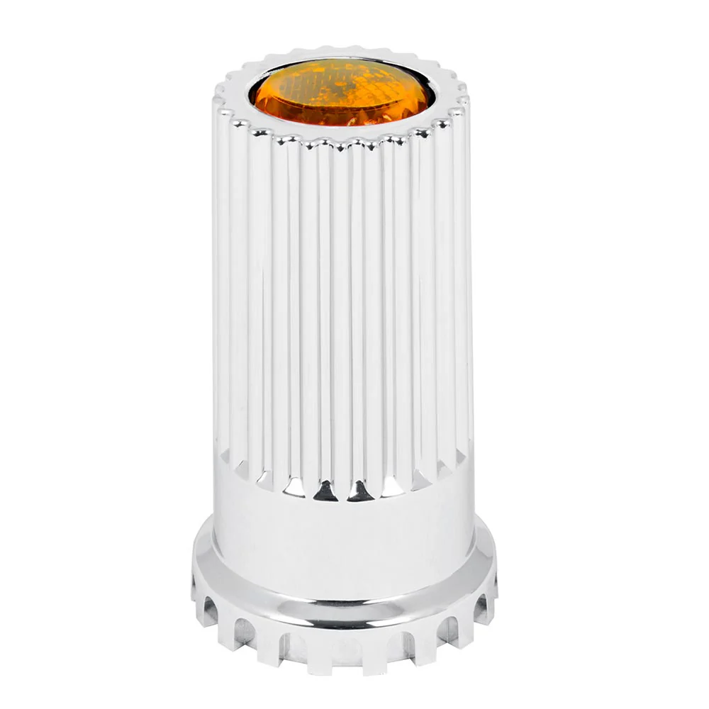 33mm Bullet Flat Top Nut Cover with Reflector - Thread On