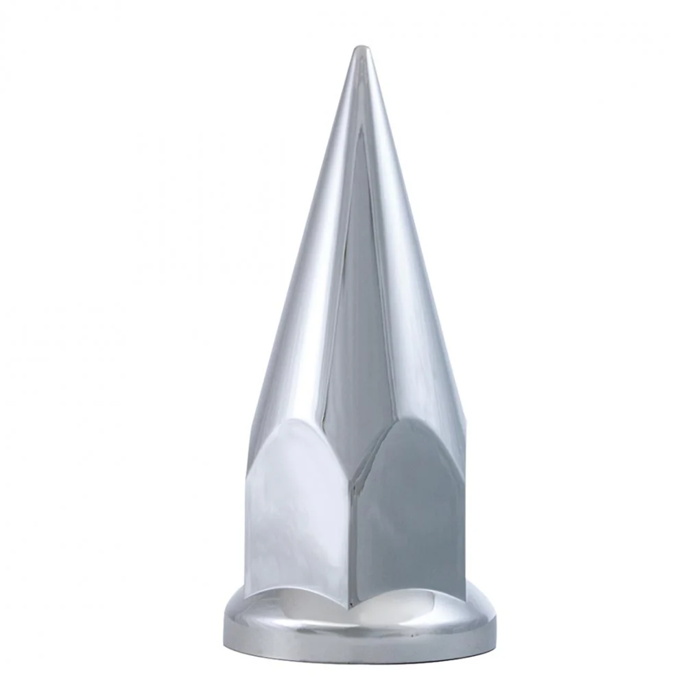33mm Chrome Hex Spike Nut Cover - Push On 60PK - Image 2