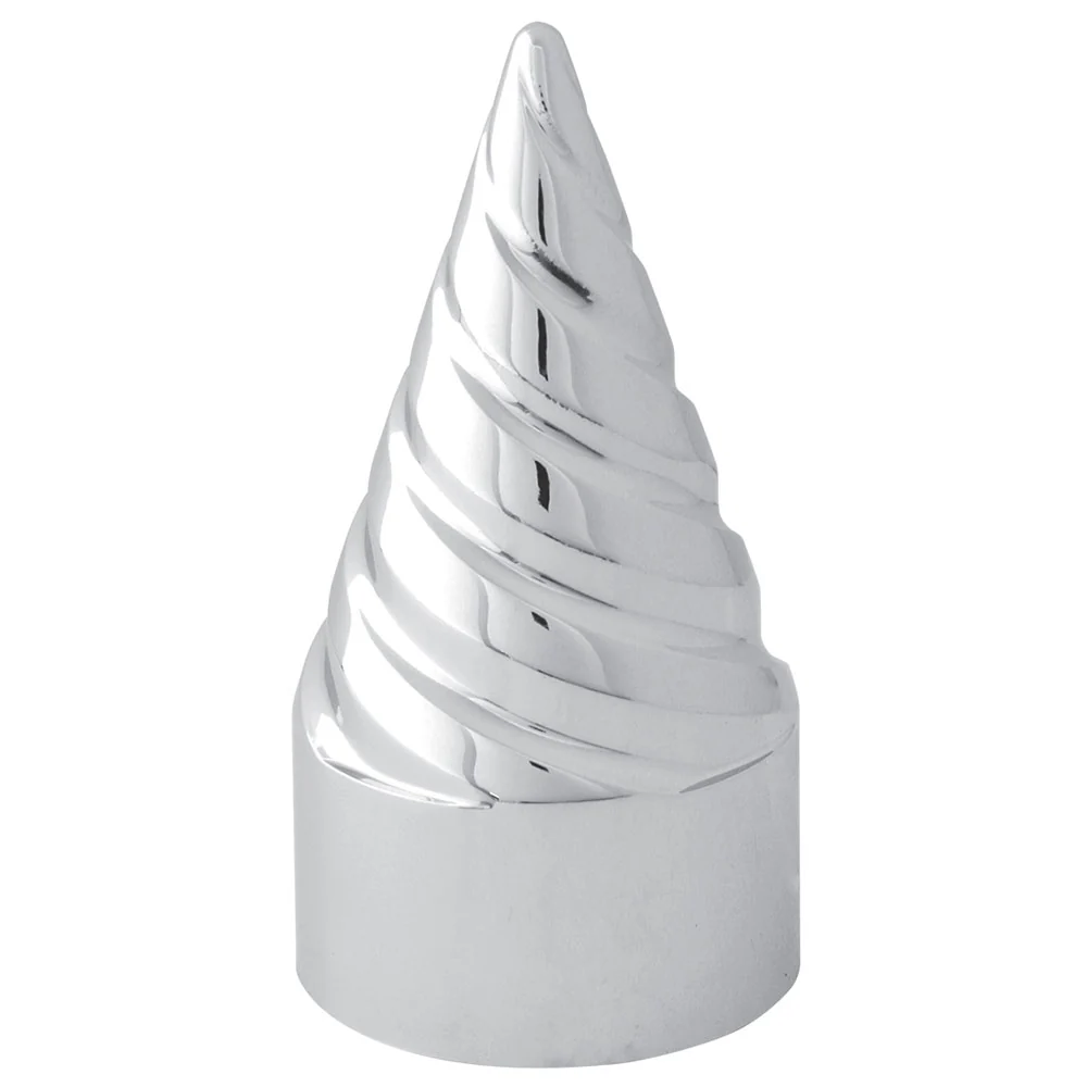 33mm Chrome L/H Twister Nut Cover - Thread On - Image 2
