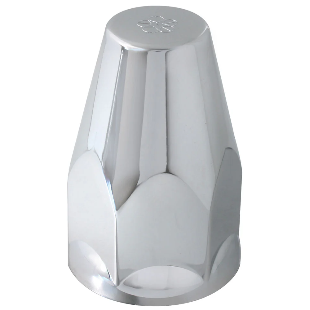 33mm Chrome Plastic Nut Cover - Thread On