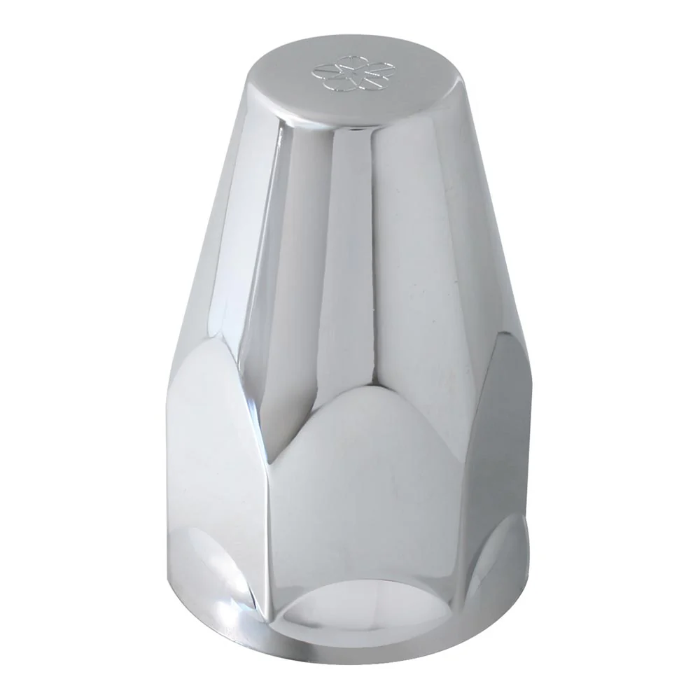 33mm Chrome Plastic Nut Covers - Thread On 10PK - Image 2