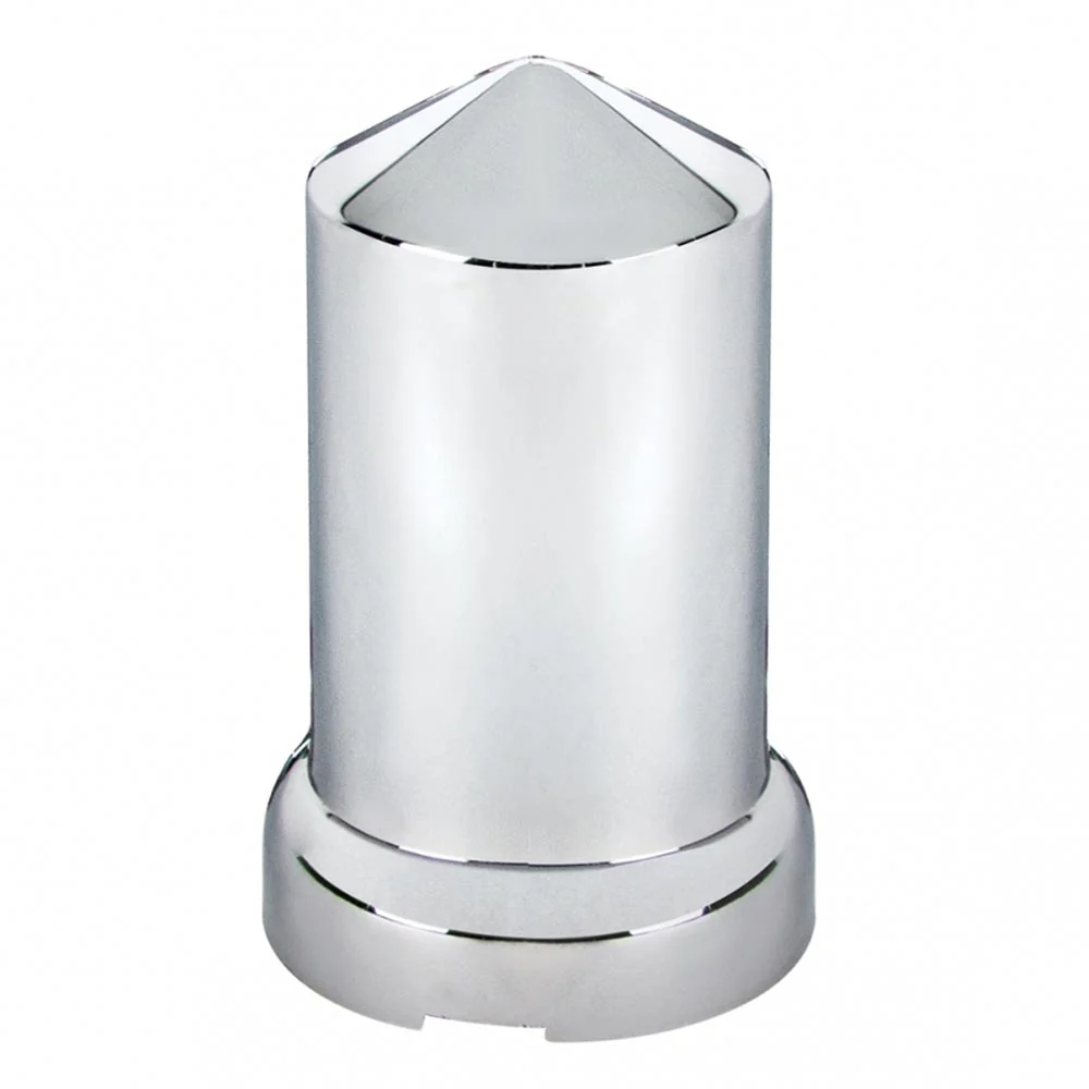 33mm Chrome Plastic Pointed Nut Cover - Push On 60PK - Image 2