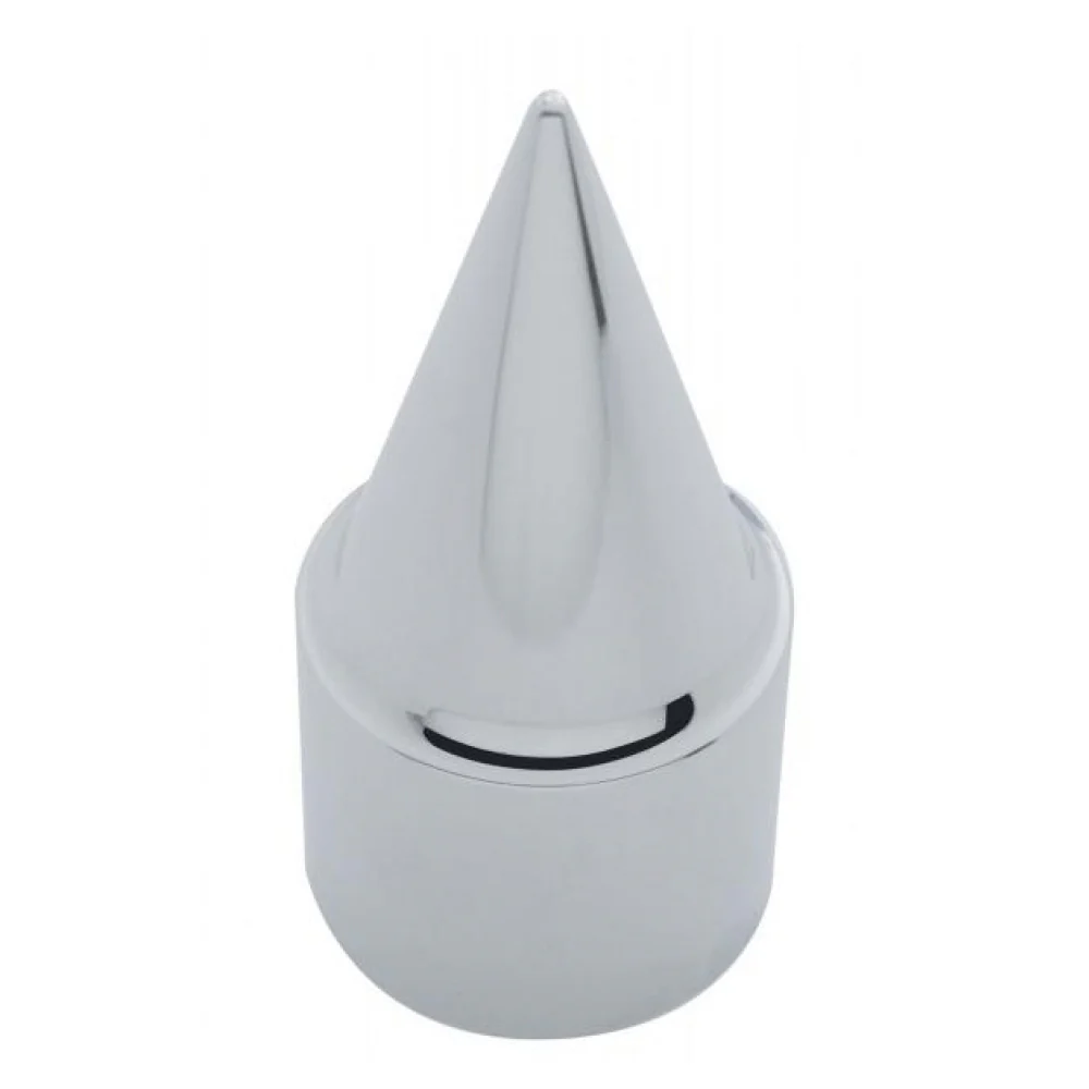33mm Chrome Plastic Stiletto Nut Cover - Push On