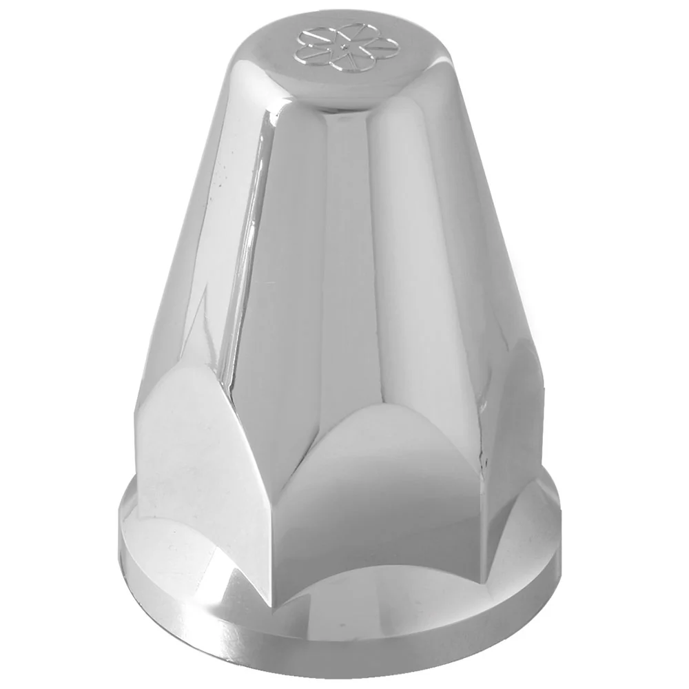 33mm Chrome Plastic Tapered Nut Cover - Push On