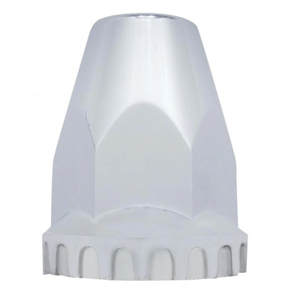 33mm Chrome Plastic Tapered Nut Cover - Thread On