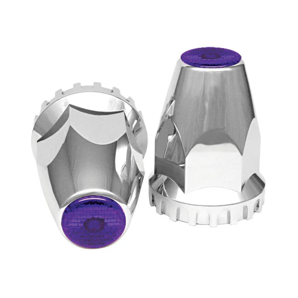 33mm Reflective Lug Nut Covers - Thread On 10PK - Image 2