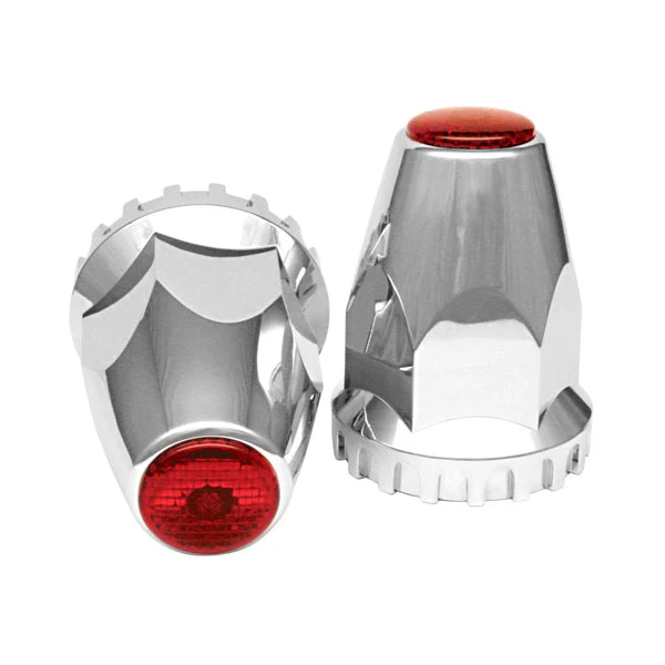 33mm Reflective Lug Nut Covers - Thread On 10PK - Image 3