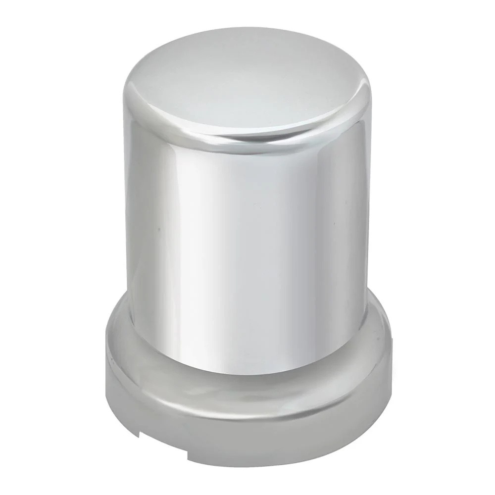 33mm x 2-3/8" Chrome Top Hat Nut Covers - Push On 10PK - Image 2