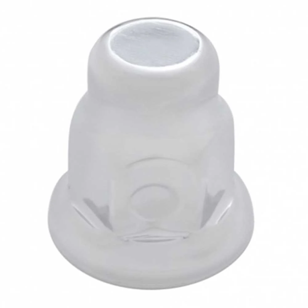 33mm x 2" Chrome Steel Nut Cover with Flange - Push On - Image 2