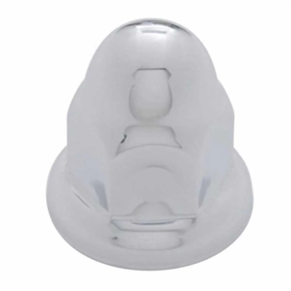 33mm x 2" Chrome Steel Nut Cover with Flange - Push On - Image 2