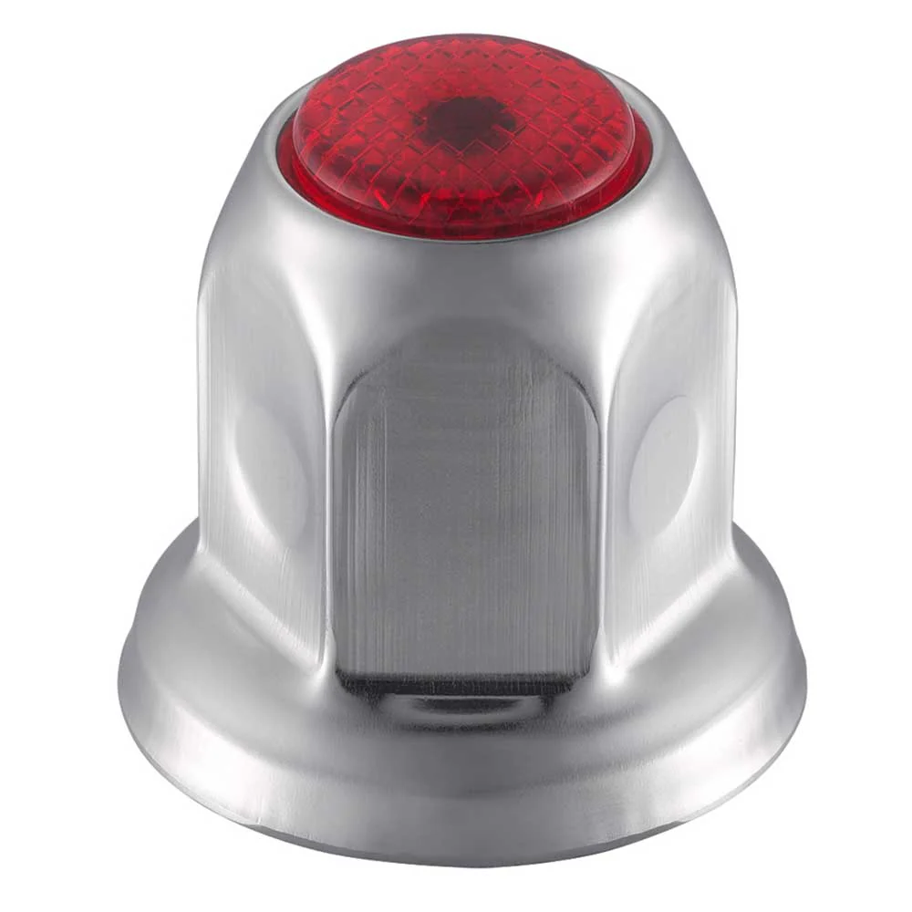 33mm x 2" Chrome Steel Reflector Nut Cover with Flange - Push On - Image 4