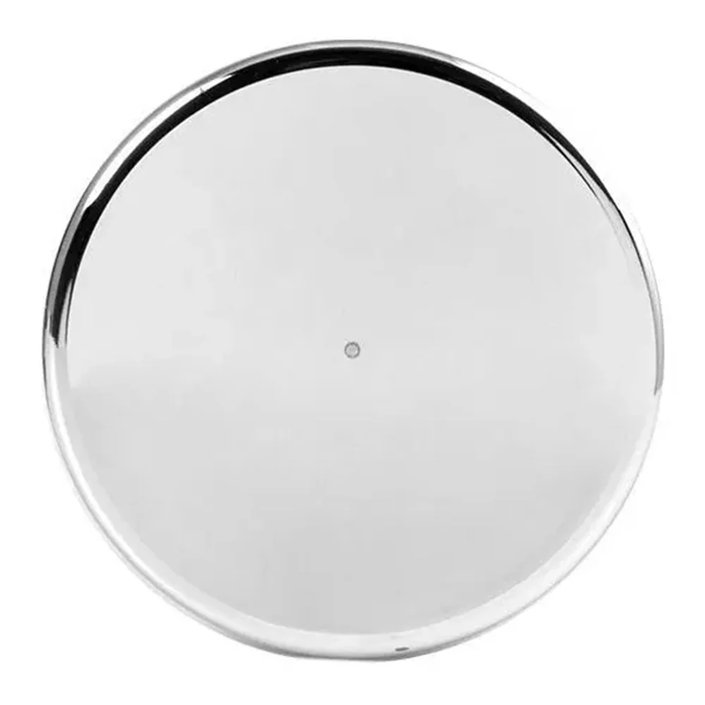 33mm x 3-1/2" Chrome Plastic Flat Top Cylinder Lug Nut Cover - Push On - Image 2
