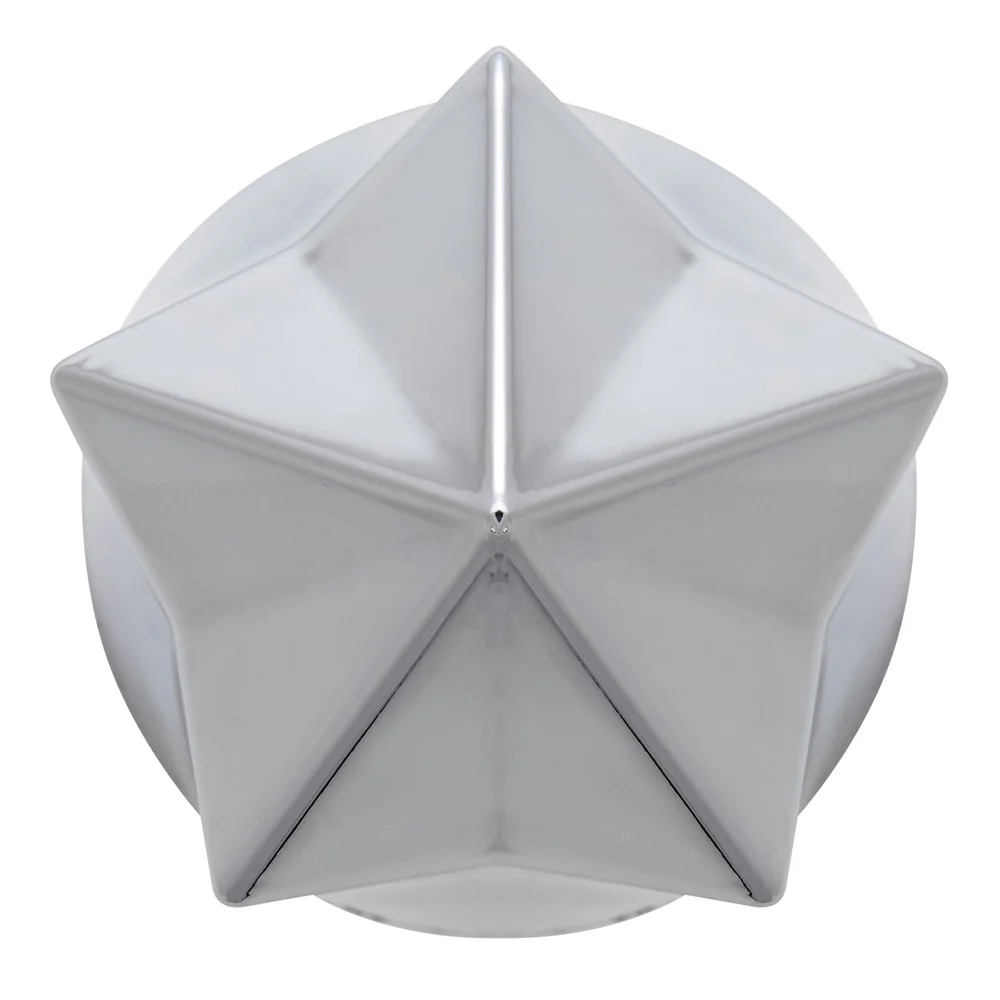 33mm x 3-1/2" Pointed Star Lug Nut Cover - Thread On - Image 2