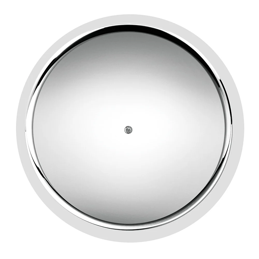 33mm x 3-3/8" Chrome Flat Top Hat Nut Cover, Thread On 10PK - Image 5