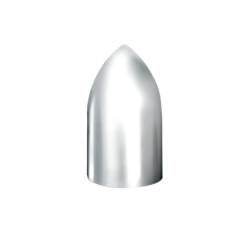 33mm x 3-7/8" Chrome Plastic Bullet Nut Cover - Push On 10 Pack - Image 3
