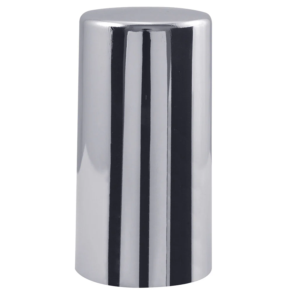 33mm x 4" Chrome Plastic Flat Top Tube Nut Cover - Push On