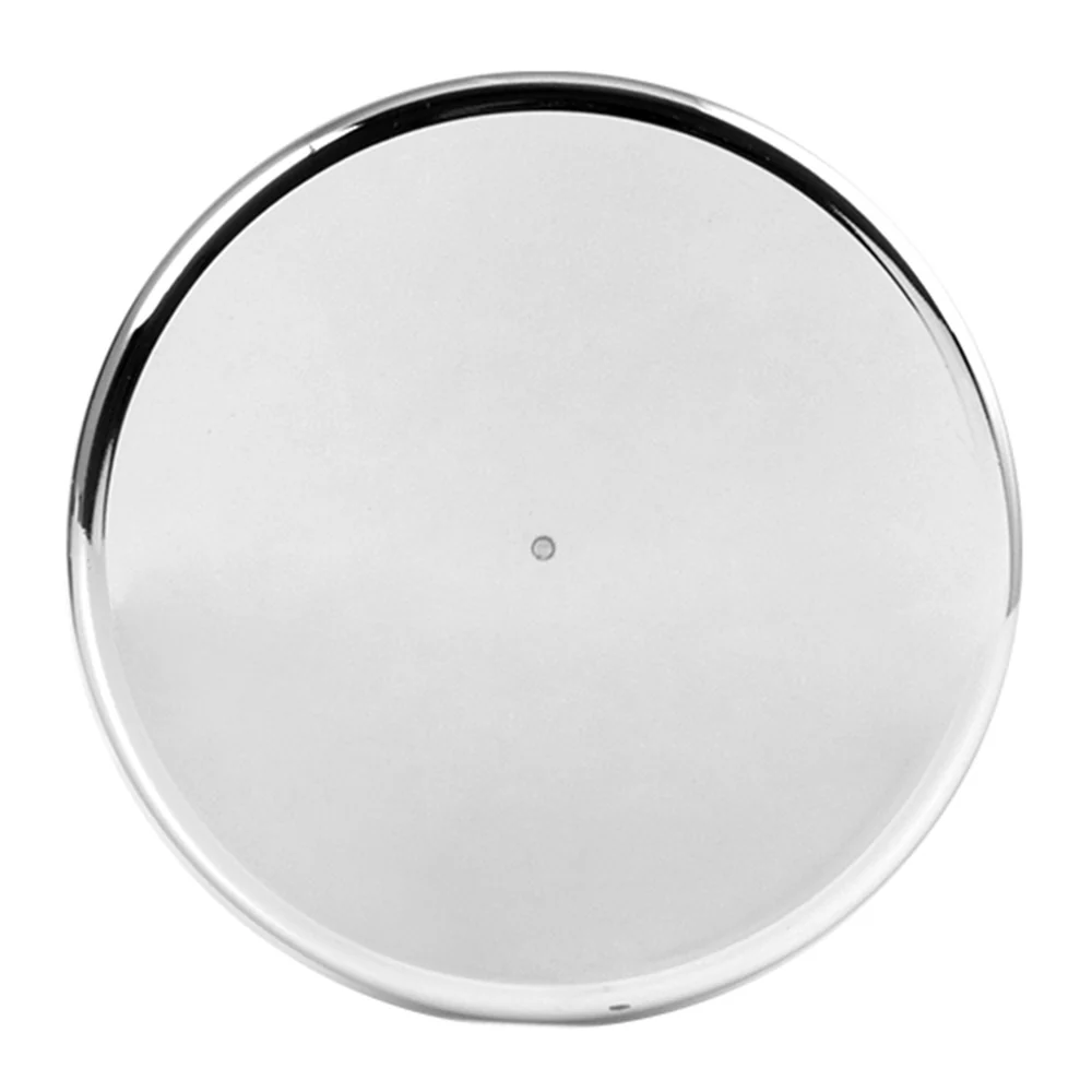 33mm x 5" Chrome Plastic Flat Top Cylinder Nut Cover - Push On - Image 2