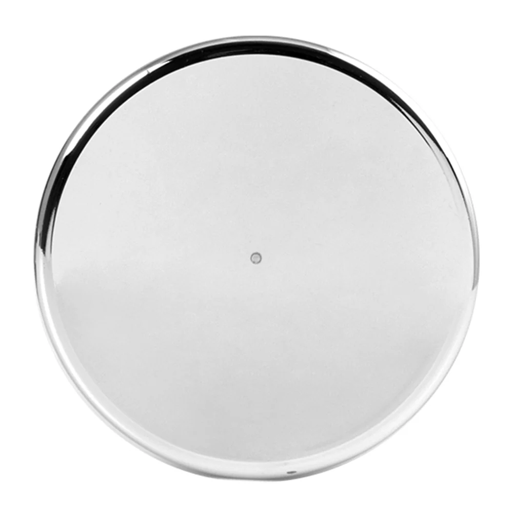 33mm x 5" Thread-On Chrome Plastic Flat Top Cylinder Nut Cover - Image 2