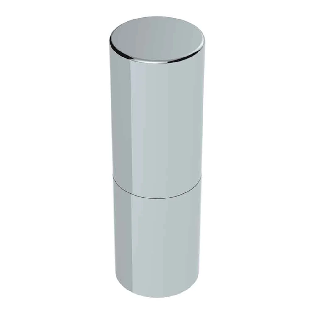 33mm x 7-1/4" Chrome Plastic Flat Top Cylinder Nut Cover - Thread On - Image 2