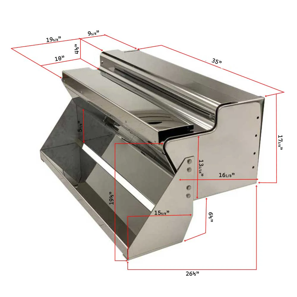34" x 26-1/2" x 17-3/8" Diamond Plate Tool Box for 1982-2005 Kenworth W900L - Image 2