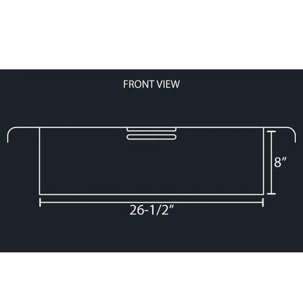 34"L x 18" x 8" Stainless Sunken Frame Tool Box - Image 4