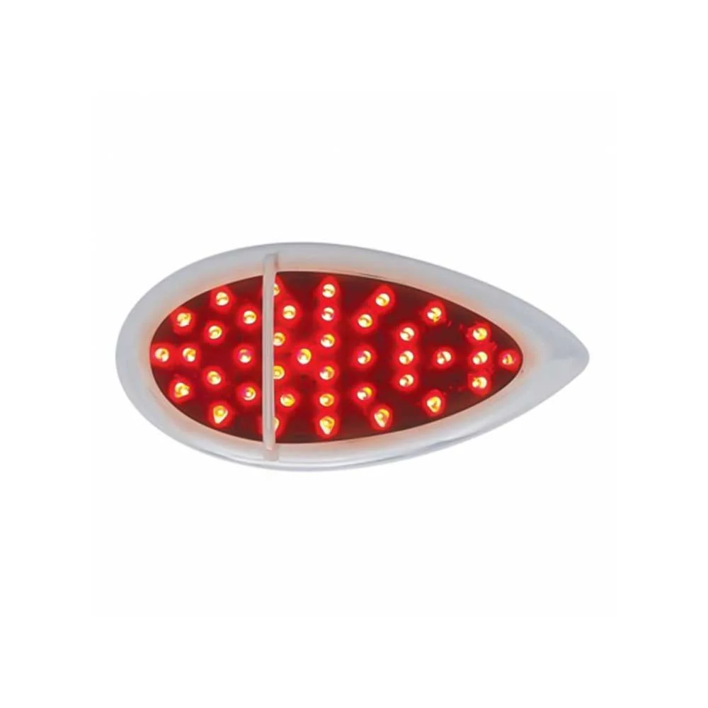 39 LED Teardrop Flush Mount S/T/T with Chrome Bezel - Image 4
