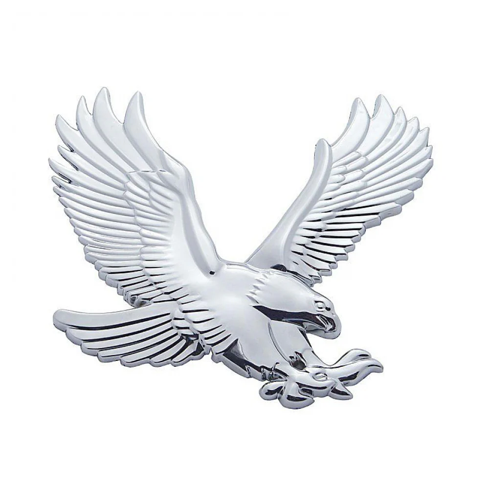 3D Chrome Eagle Accents Tape Mount - Image 2