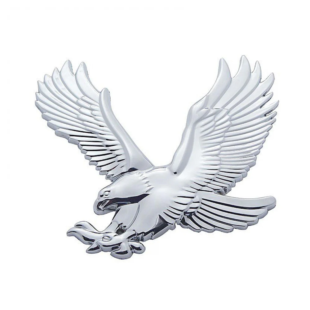 3D Chrome Eagle Accents Tape Mount - Image 3