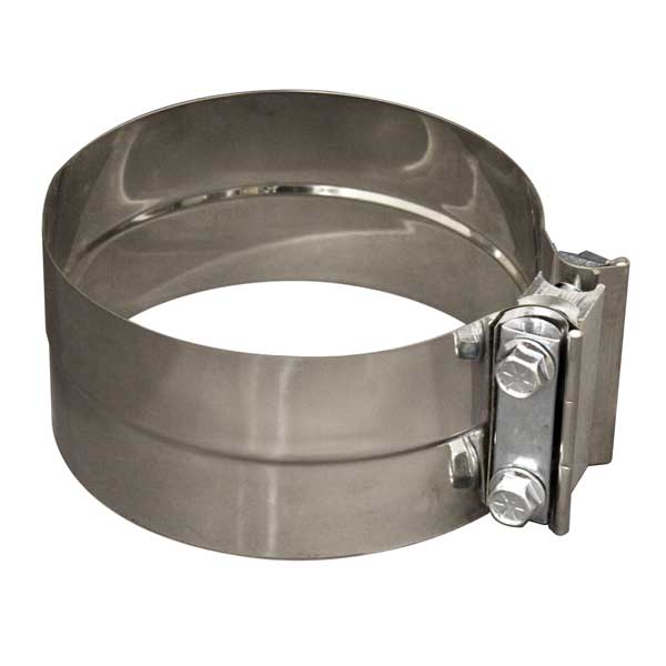 3"D Stainless Steel Lap Joint Clamp