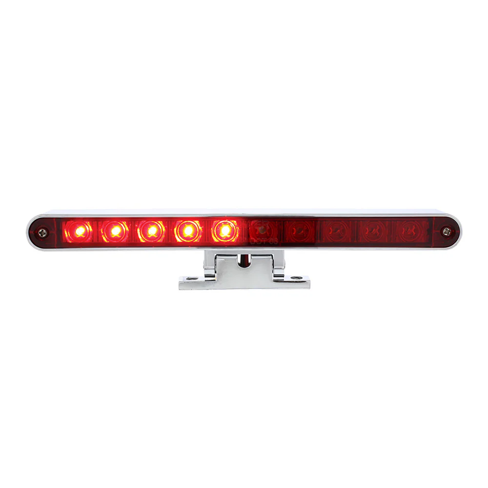 3rd Brake 10 Red Split Function Light with Swivel Pedestal Base - Image 3