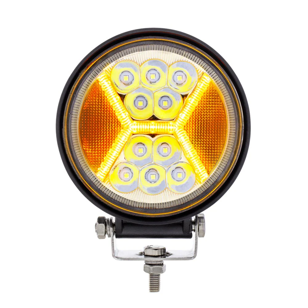 4-1/2" 24 LED Work Light with X Guide Light - Image 11