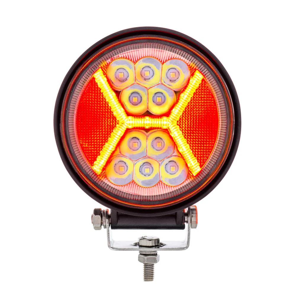 4-1/2" 24 LED Work Light with X Guide Light - Image 9