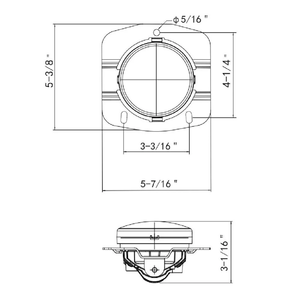 4-1/2" Black LED Fog Light for 2013+ Kenworth 1st Gen T680 - Image 8