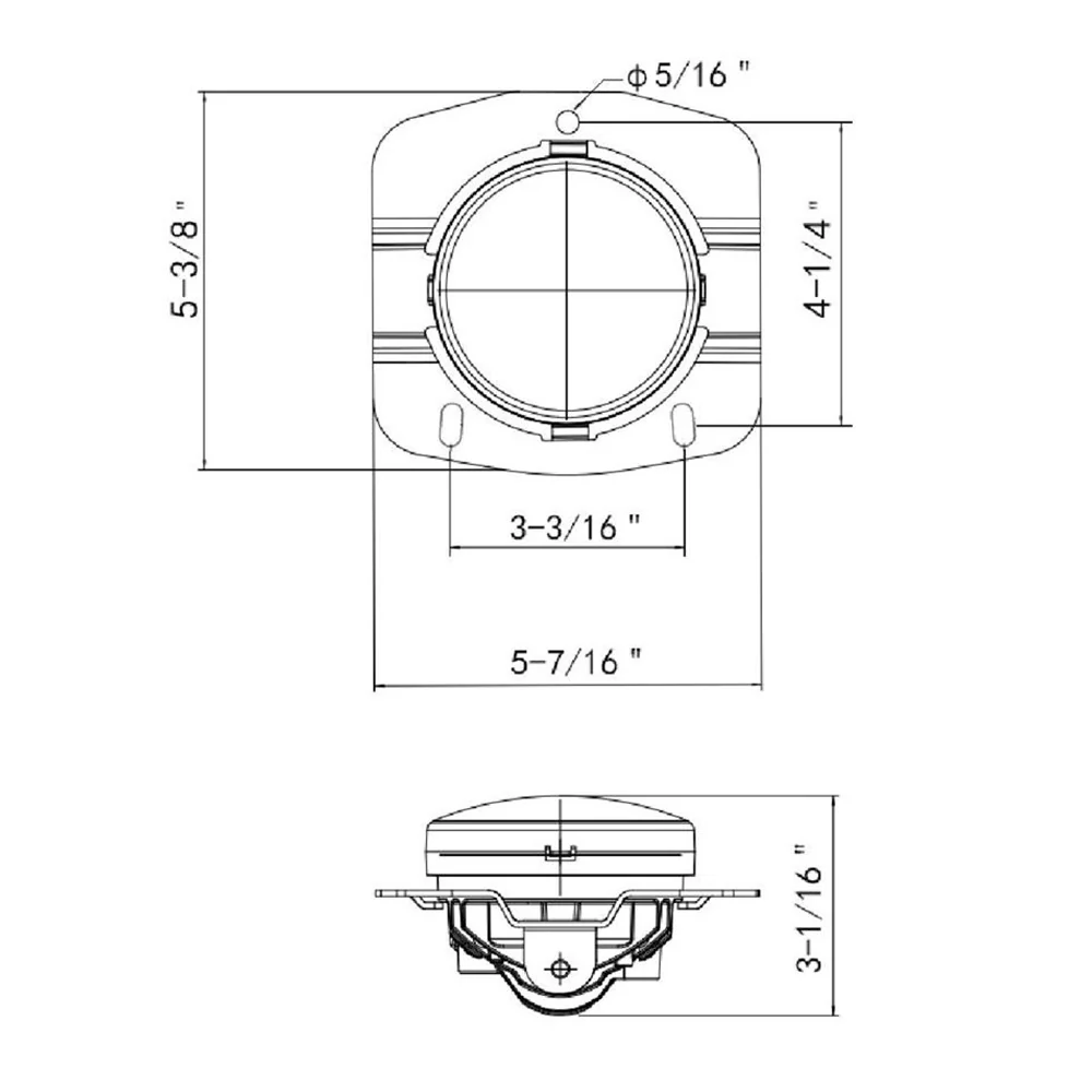 4-1/2" Chrome LED Fog Light for 2013+ Kenworth 1st Gen T680 - Image 10