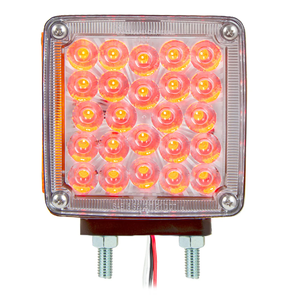 4-1/2" Pearl Double Face LED Pedestal Light - Image 12