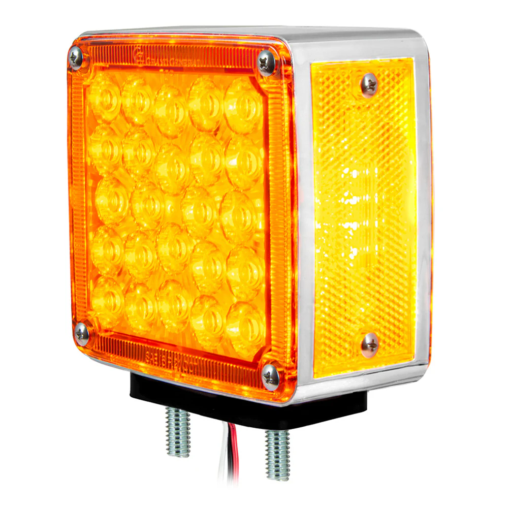 4-1/2" Pearl Double Face LED Pedestal Light - Image 17