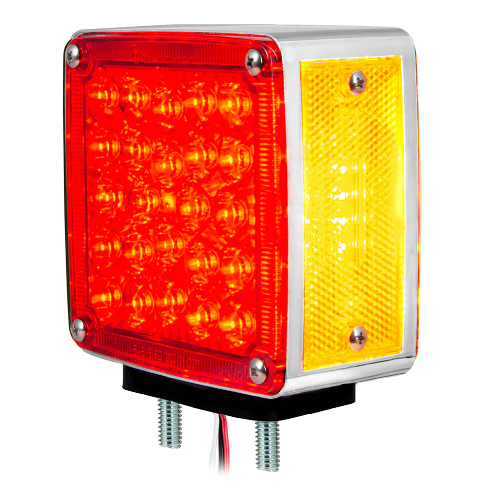 4-1/2" Pearl Double Face LED Pedestal Light - Image 2