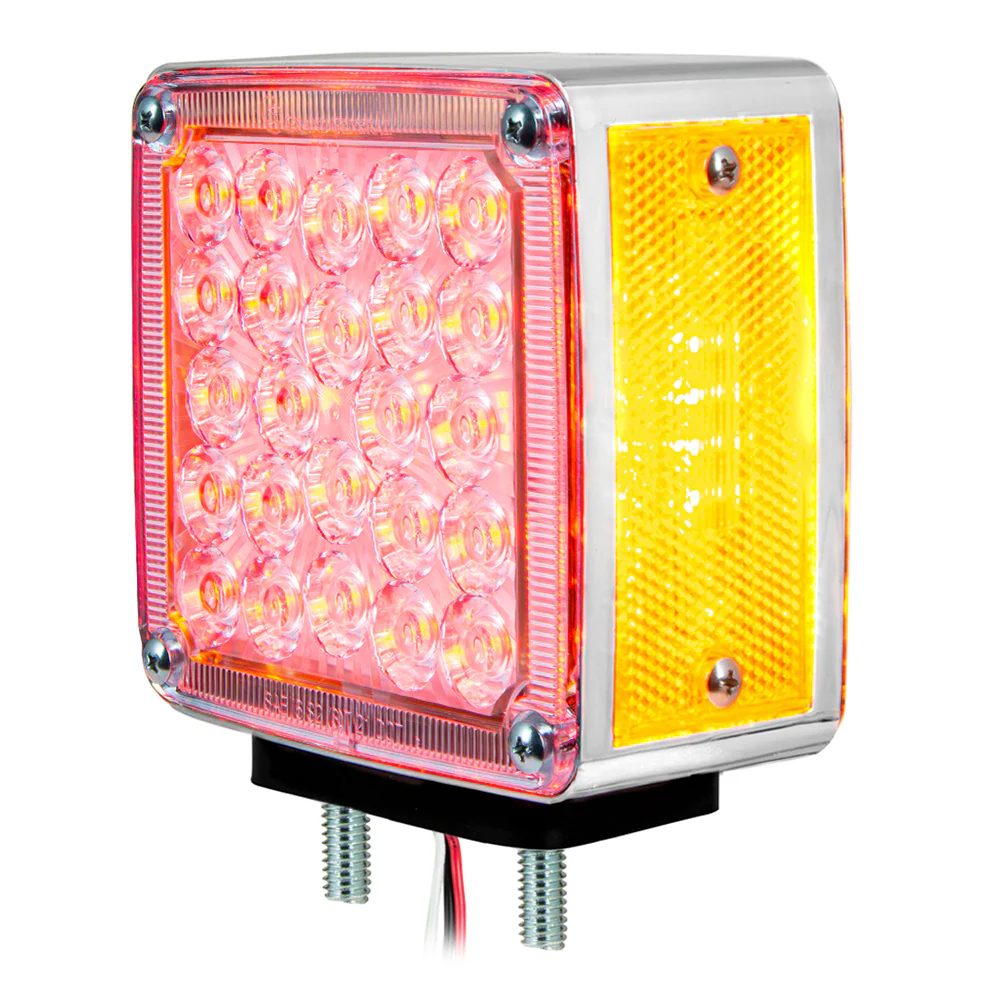 4-1/2" Pearl Double Face LED Pedestal Light - Image 4