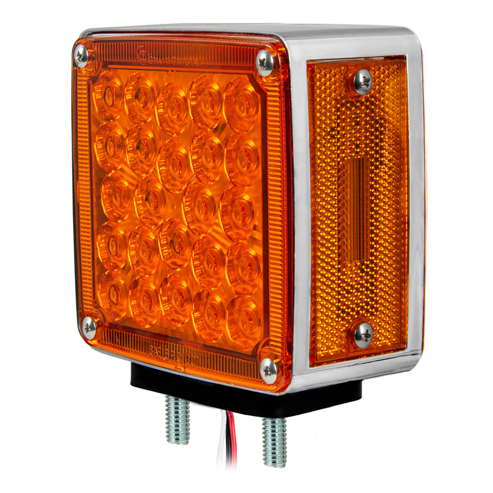 4-1/2" Pearl Double Face LED Pedestal Light - Image 5