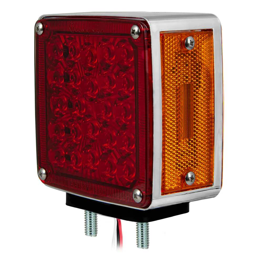 4-1/2" Pearl Double Face LED Pedestal Light - Image 6