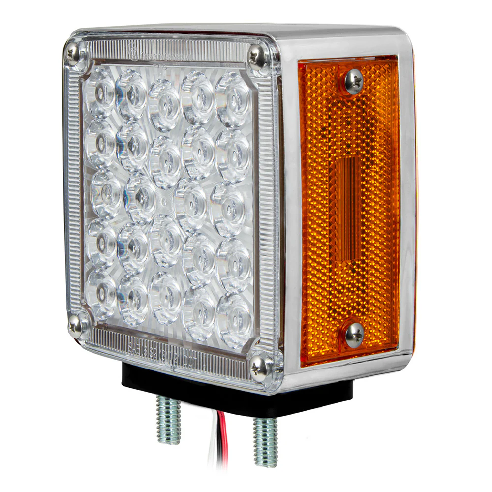 4-1/2" Pearl Double Face LED Pedestal Light - Image 7