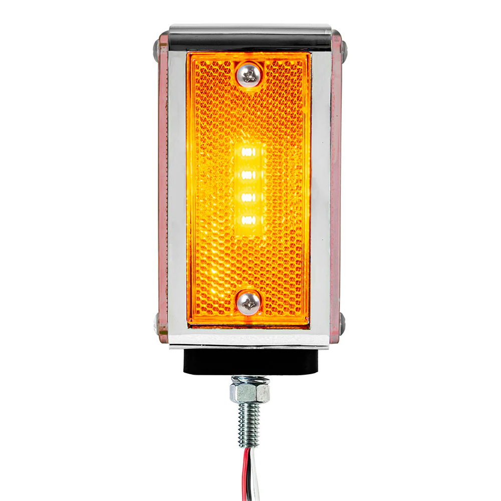 4-1/2" Pearl Double Face LED Pedestal Light - Image 8