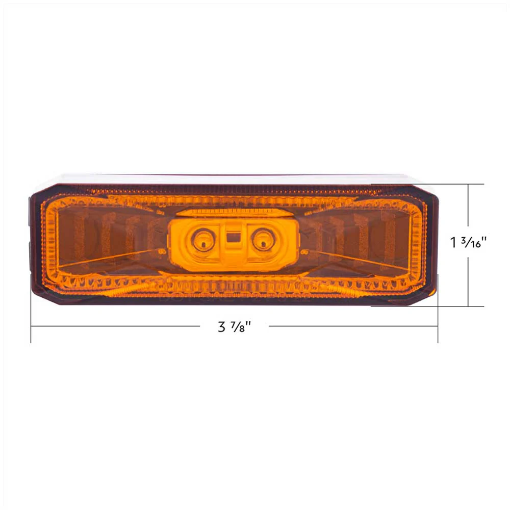 4" 10 LED Rectangular Abyss Marker Light - Image 3