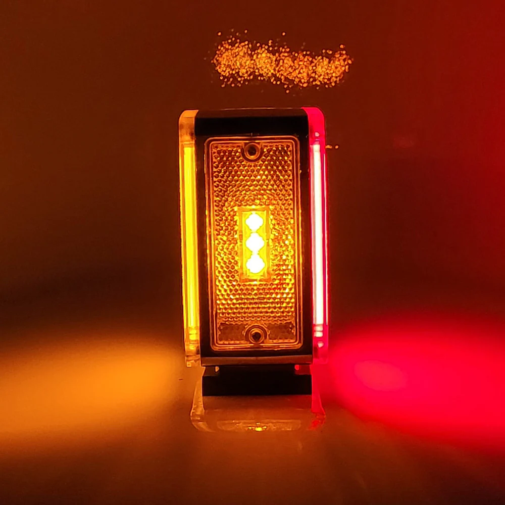 4" 28 LED Square Double Face GLO Light - Image 3