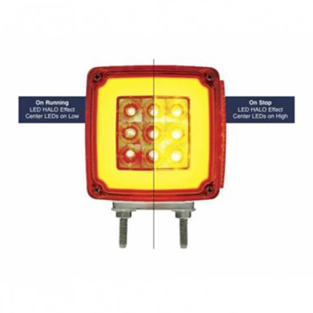 4" 28 LED Square Double Face GLO Light - Image 7