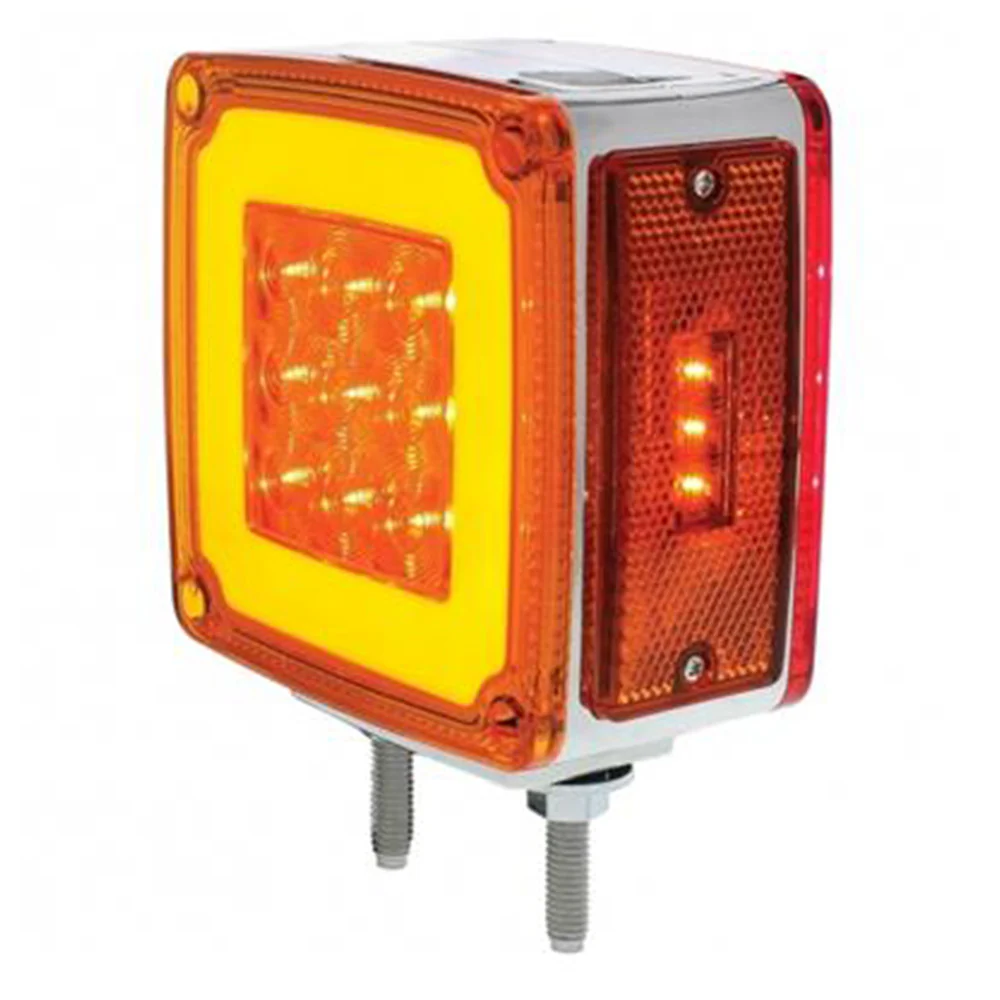 4" 28 LED Square Double Face GLO Light - Image 8