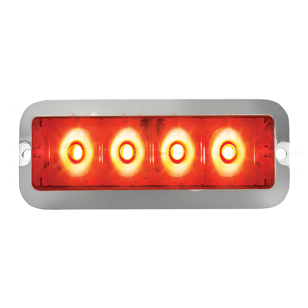 4" 4 LED Rectangular Strobe Light - Image 4