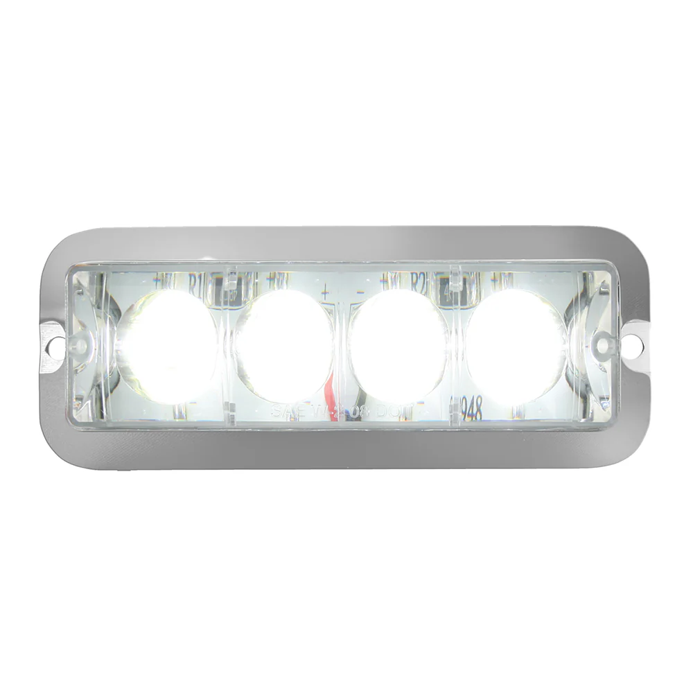 4" 4 LED Rectangular Strobe Light - Image 6